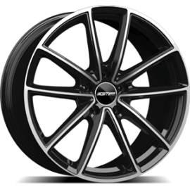 Cerchi in lega GMP TITAN Black Diamond diametro 20 PCD 5X112 ET 26 - TITA95202614527I 