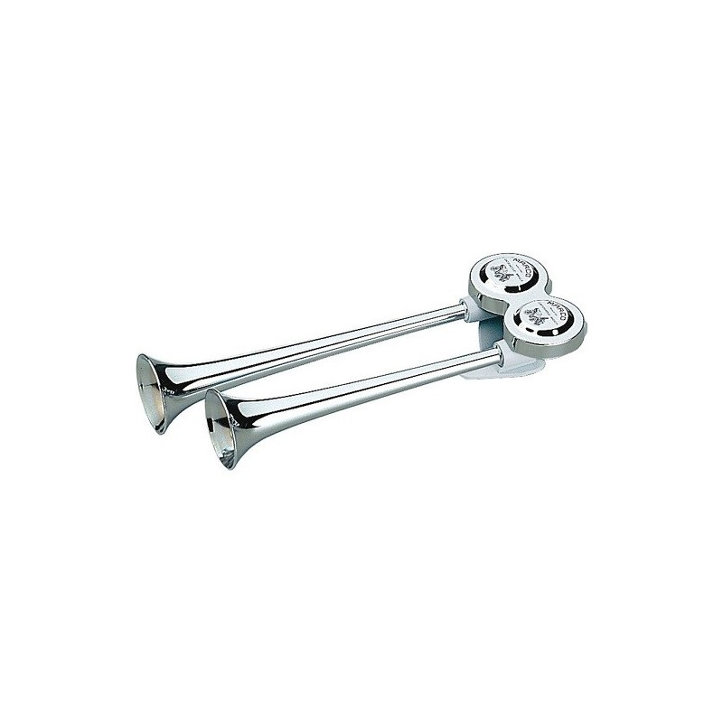Tromba KS2 Metallo Cromato Montaggio Esterno Tromba KS2 Metallo Cromato Montaggio Esterno