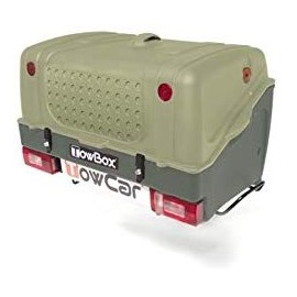 Towbox trasporto oggetti V1 verde Enganches Aragón