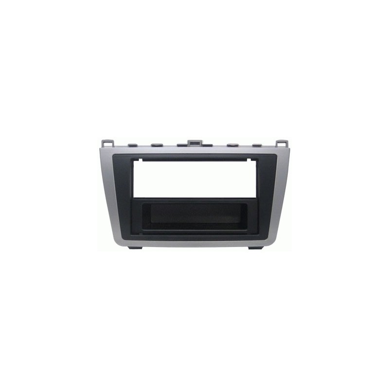 Mascherina con foro 2DIN 2ISO Nero Mazda 6 2008 ► 2011
