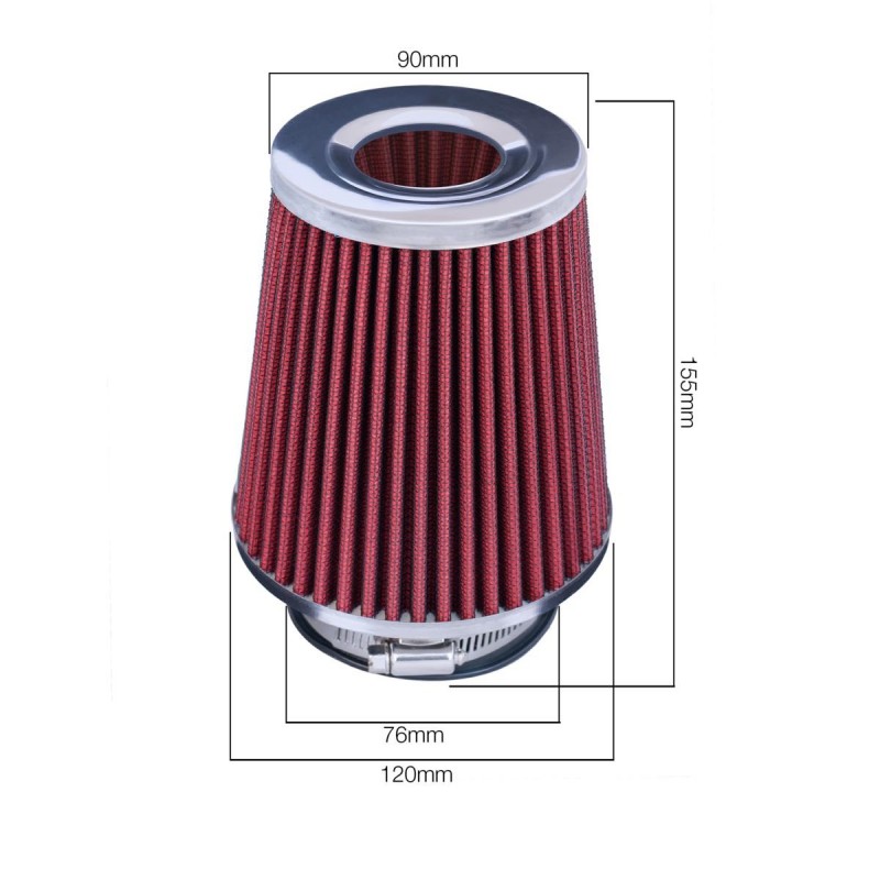 Filtro Biconico Cotone Rosso - SIMONI RACING