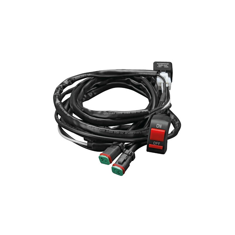 Light Wiring Kit, kit cablaggio faretti per moto, 12V - LAMPA