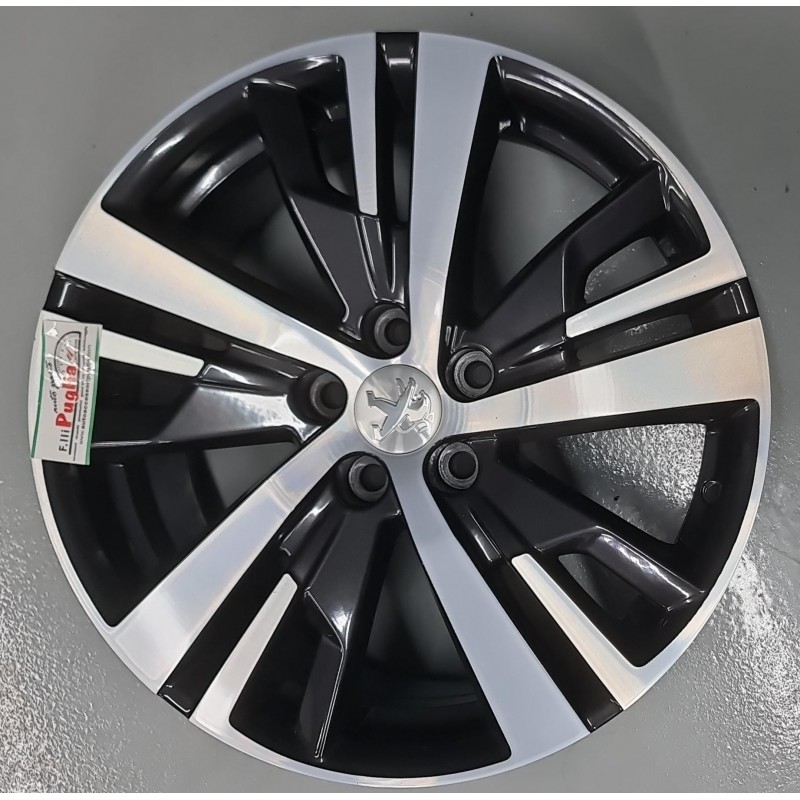Cerchi in Lega Usati PEUGEOT 18x7.5 ET 49 Black Polished Cerchi in Lega Usati PEUGEOT 18x7.5 ET 49 Black Polished