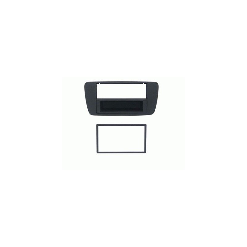 Mascherina con foro 2DIN ISO Nero Seat Ibiza 2008 ► 2012