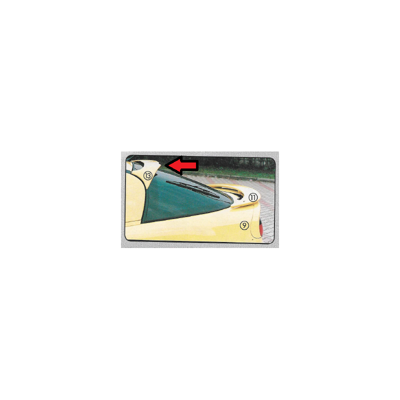 Spoiler Posteriore da Tetto con Luce Stop OPEL TIGRA Spoiler Posteriore da Tetto con Luce Stop OPEL TIGRA