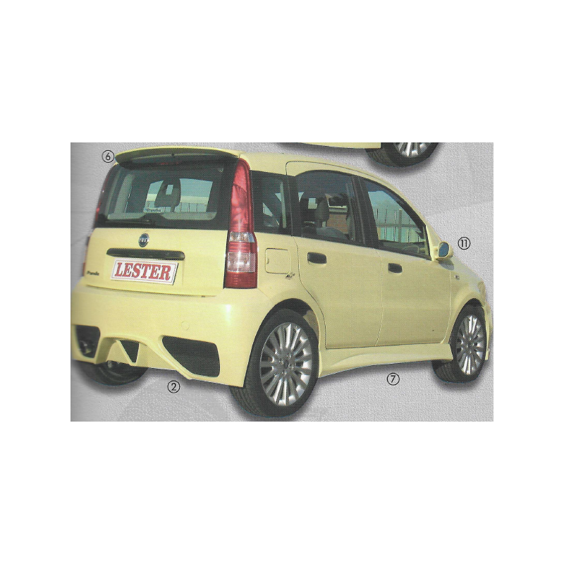 Spoiler Posteriore Tetto Lester per FIAT PANDA 2003-2011 Spoiler Posteriore Tetto Lester per FIAT PANDA 2003-2011