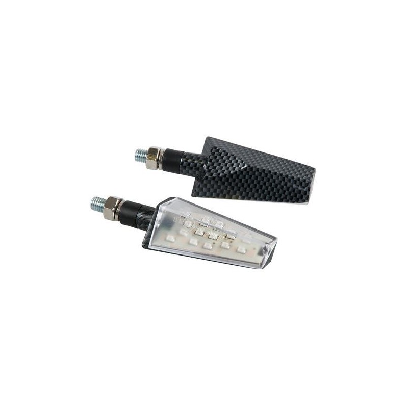 Duke, indicatori direzione a Led - Carbon