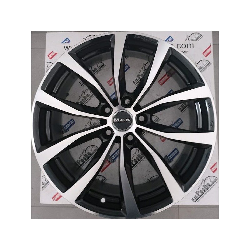Kit 4 Cerchi in Lega MAK WOLF 19x8 Black Mirror Kit 4 Cerchi in Lega MAK WOLF 19x8 Black Mirror
