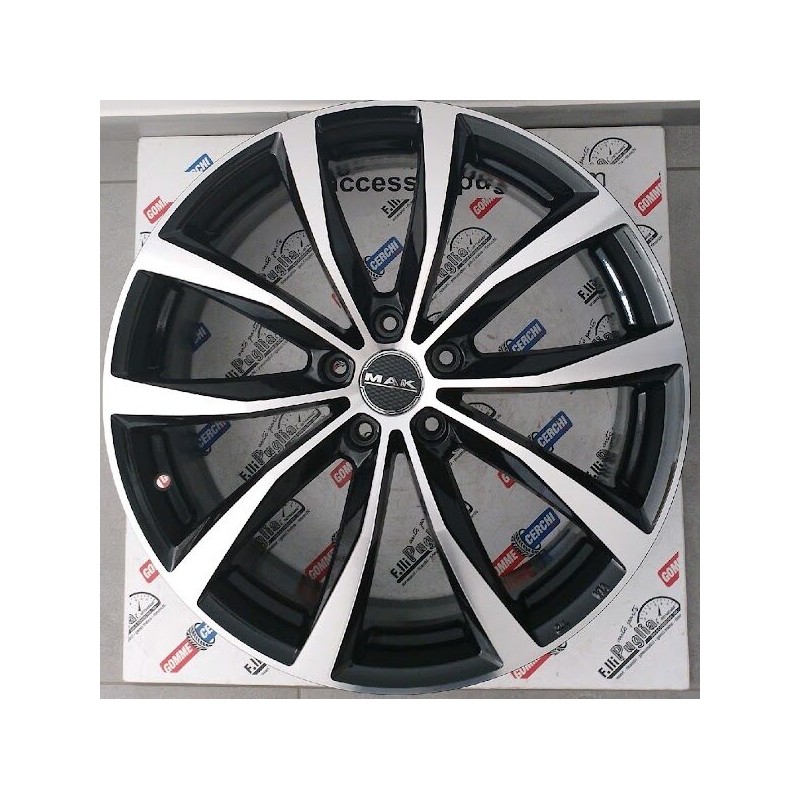 Kit 4 Cerchi in Lega MAK WOLF 20x6.5 Black Diamond Kit 4 Cerchi in Lega MAK WOLF 20x6.5 Black Diamond