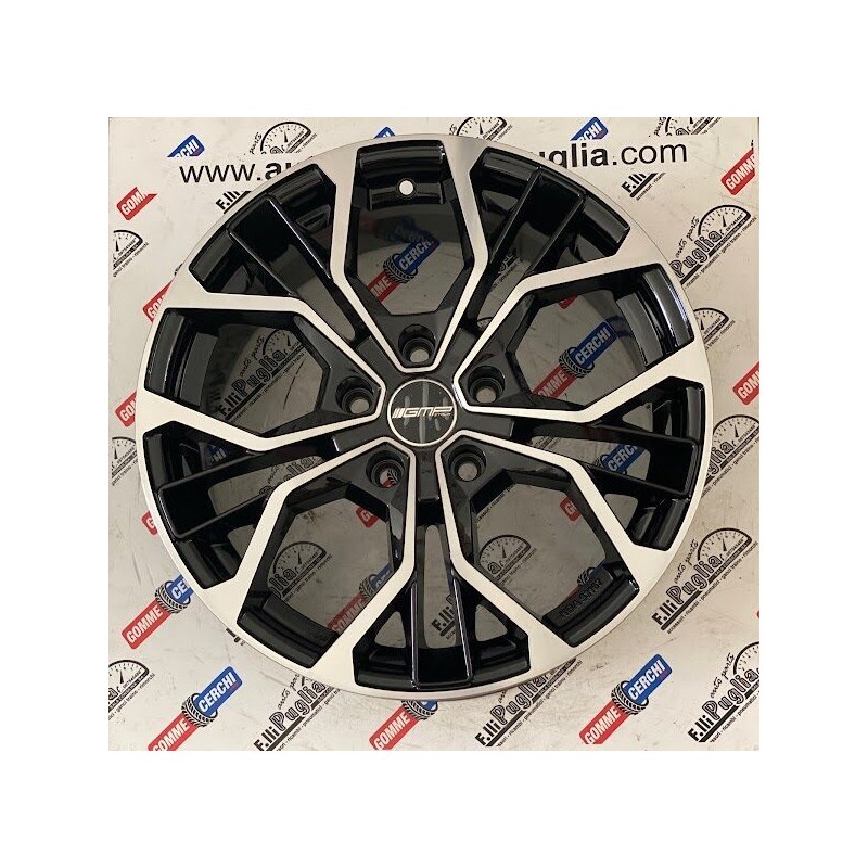 Kit 4 Cerchi in Lega GMP MATISSE 17X7 ET45 BLACK DIAMOND