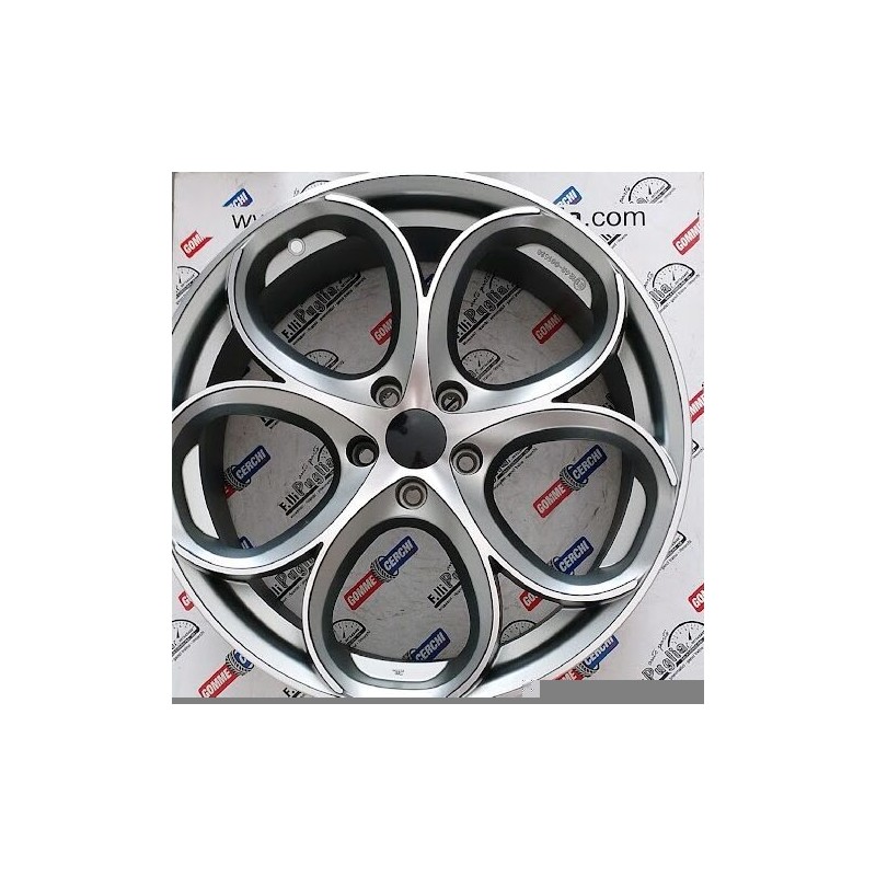 Kit 4 Cerchi in Lega Nuovi ALFA ROMEO 19X8 5X110 ET34 ANTHRACITE DIAMOND Kit 4 Cerchi in Lega Nuovi ALFA ROMEO 19X8 5X110 ET34 ANTHRACITE DIAMOND