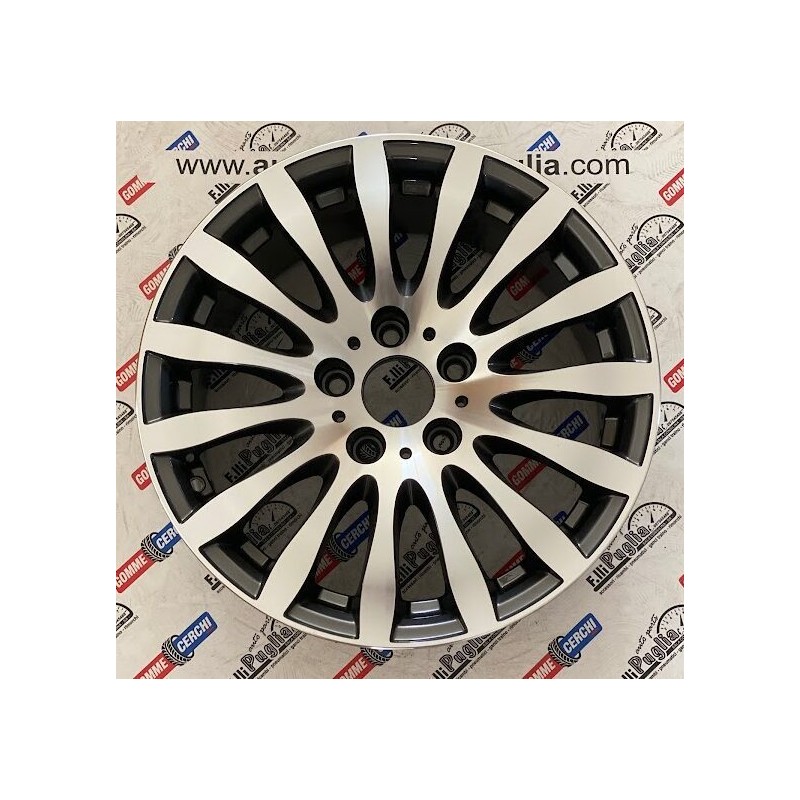 Kit 4 Cerchi in Lega Nuovi BMW 17X8 5X120 ET34 ANTHRACITE DIAMOND