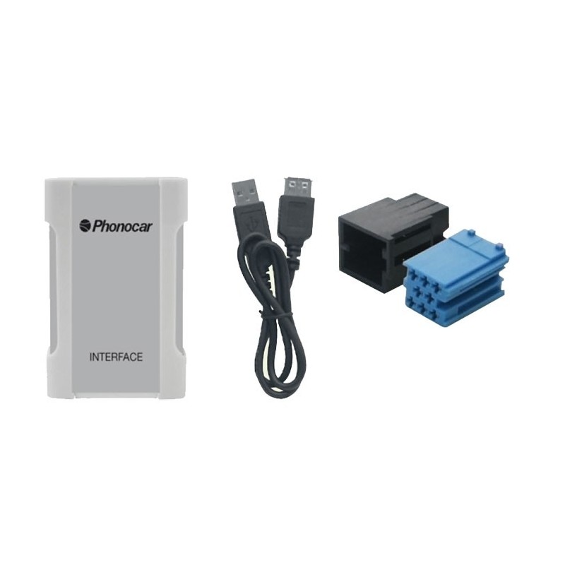 Interfaccia Audio Phonocar USB SD MP3 iPOD iPHONE ► 4S CD Changer Connection Audi Seat Skoda Volkswagen