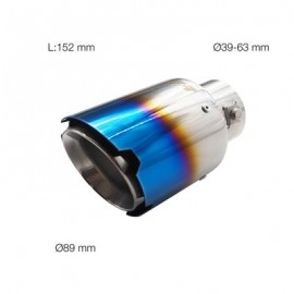 Terminale Rotondo Acciaio Inox SIMONI RACING TRX/111B