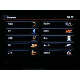 Phonocar Media Station TFT-LCD Navigation DVD Receiver panel 7'' AUDI A3 2003 ► 2012