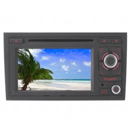 Phonocar Media Station TFT-LCD Navigation DVD Receiver panel 7'' Audi A4 2001 ► 2008