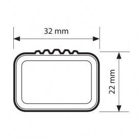 Lampa Quadra coppia barre portatutto in acciaio - L - 127 cm Lampa Quadra coppia barre portatutto in acciaio - L - 127 cm