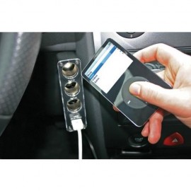 Dual-Power presa corrente tripla con USB 12V 24V
