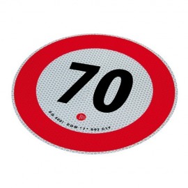 Contrassegno limite velocità omologato EU 70 Km/h