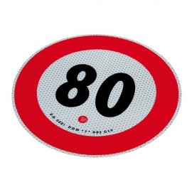 Contrassegno limite velocità omologato EU 80 Km/h