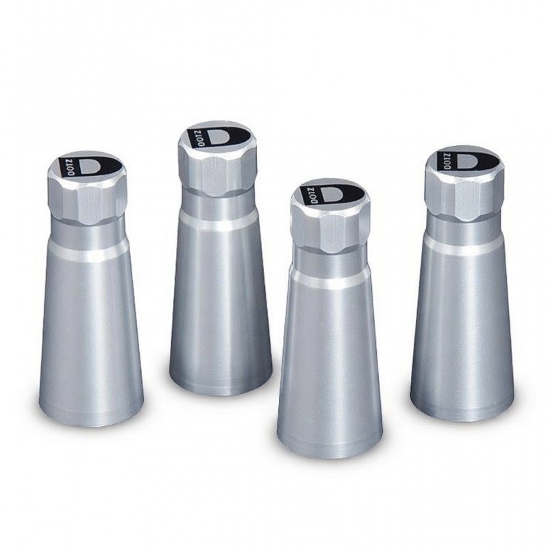 Coprivalvola DOTZ 38mm Colore Silver, Set 4pz