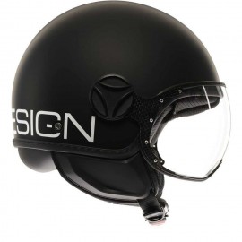 MOMO Design Casco Jet FGTR Classic E2206 Mono Nero/Bianco Opaco - Taglia M (57-58cm) MOMO Design Casco Jet FGTR Classic E2206 Mono Nero/Bianco Opaco - Taglia M (57-58cm)