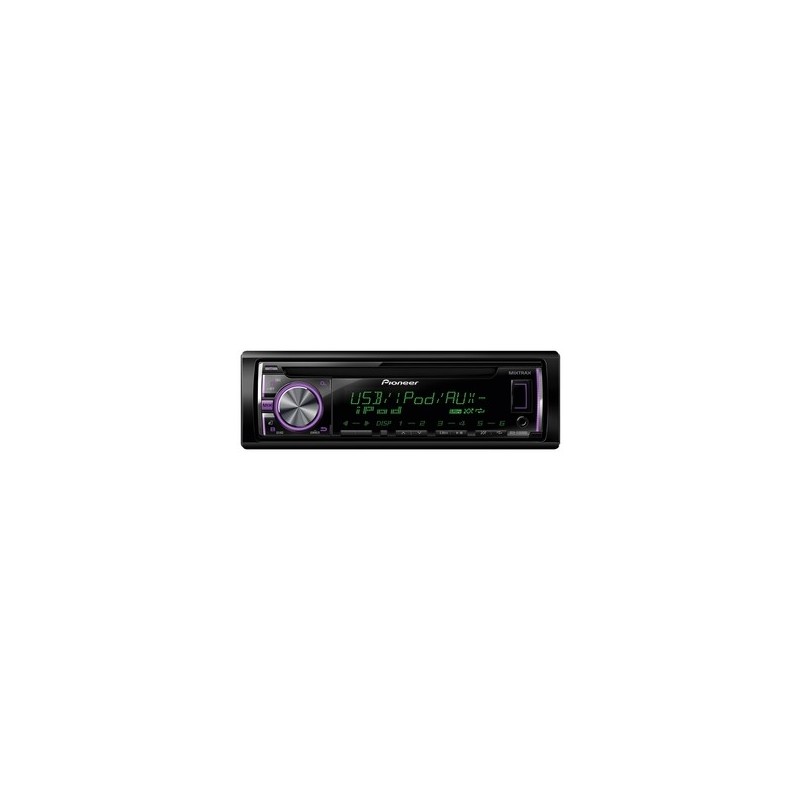 Autoradio CD USB Aux-in Mixtrax EZ Display Multi-Color IPhone IPod Android