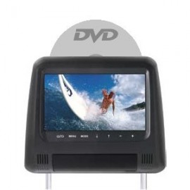 Poggiatesta monitor LCD con DVD USB SD