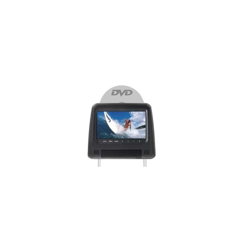 Poggiatesta monitor LCD con DVD USB SD