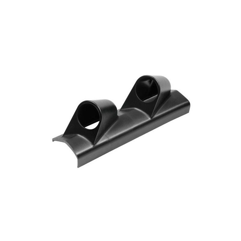 Portastrumenti montante 2 fori - 52 mm - Nero - Sinistro Portastrumenti montante 2 fori - 52 mm - Nero - Sinistro