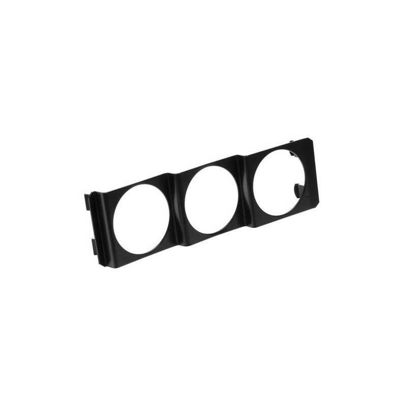 Pannello portastrumenti 3 fori - 52 mm
