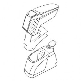 Armster 2 - Bracciolo su misura Nero Fiat 500L 2012 ► - immagine indicativa Armster 2 - Bracciolo su misura Nero Fiat 500L 2012 ► - immagine indicativa