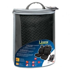 Linear, set fodere coordinate in jacquard - Nero/Grigio Linear, set fodere coordinate in jacquard - Nero/Grigio