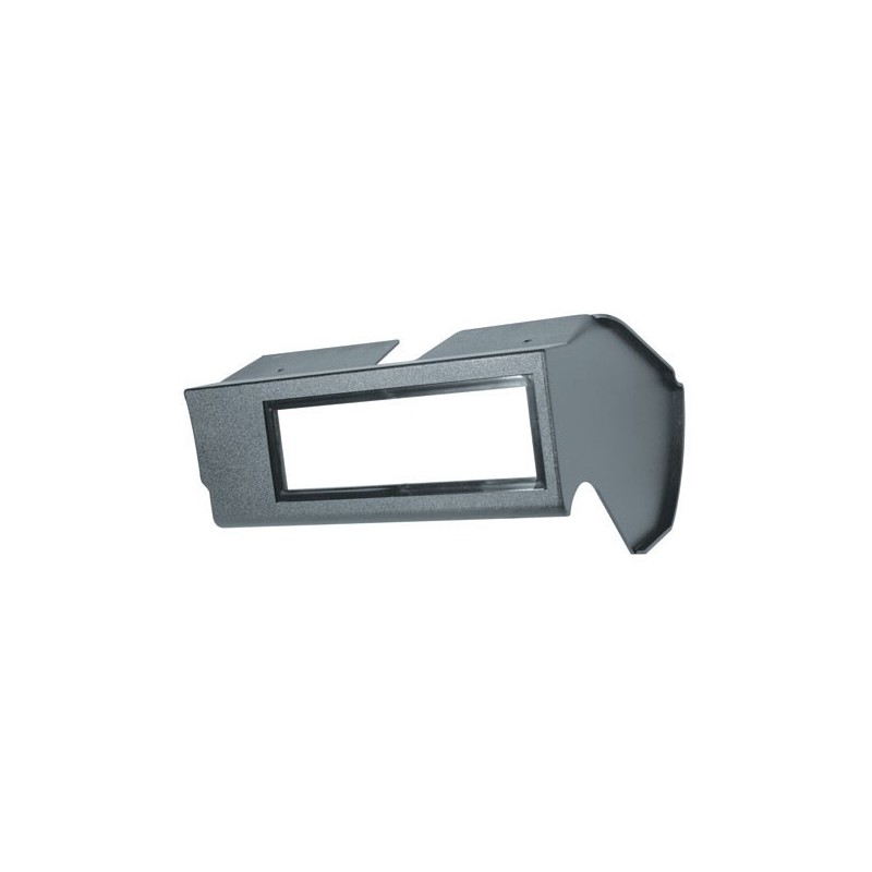 Mascherina con foro ISO colore grigio Fiat Panda ► 2003