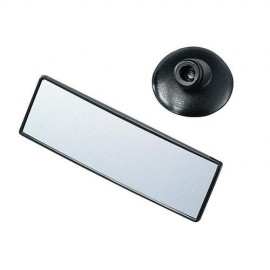Specchietto retrovisore convesso rettangolare con ventosa - 140x45 mm