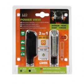 Power View, indicatori direzione multi-Led anteriori, 12V - Nero