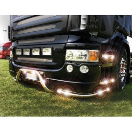 Premium - luce a 4 led - montaggio ad incasso - 12V / 24V - Bianco Premium - luce a 4 led - montaggio ad incasso - 12V / 24V - Bianco