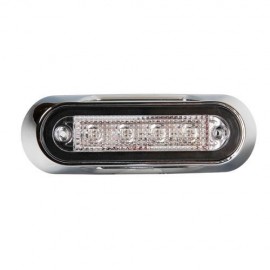 Premium - luce a 4 led - montaggio superficie - 12V / 24V - Bianco