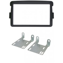 Mascherina 2DIN Nero lucido Dacia Renault