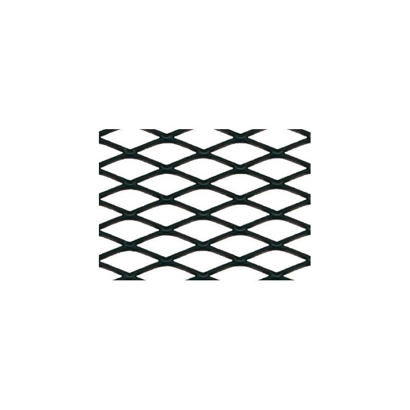 Racing Grill - Rombo medio 6x12 mm - 100x33 cm - Nero anodizzato